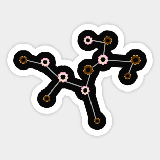 Mochi Donut Sagittarius Sticker